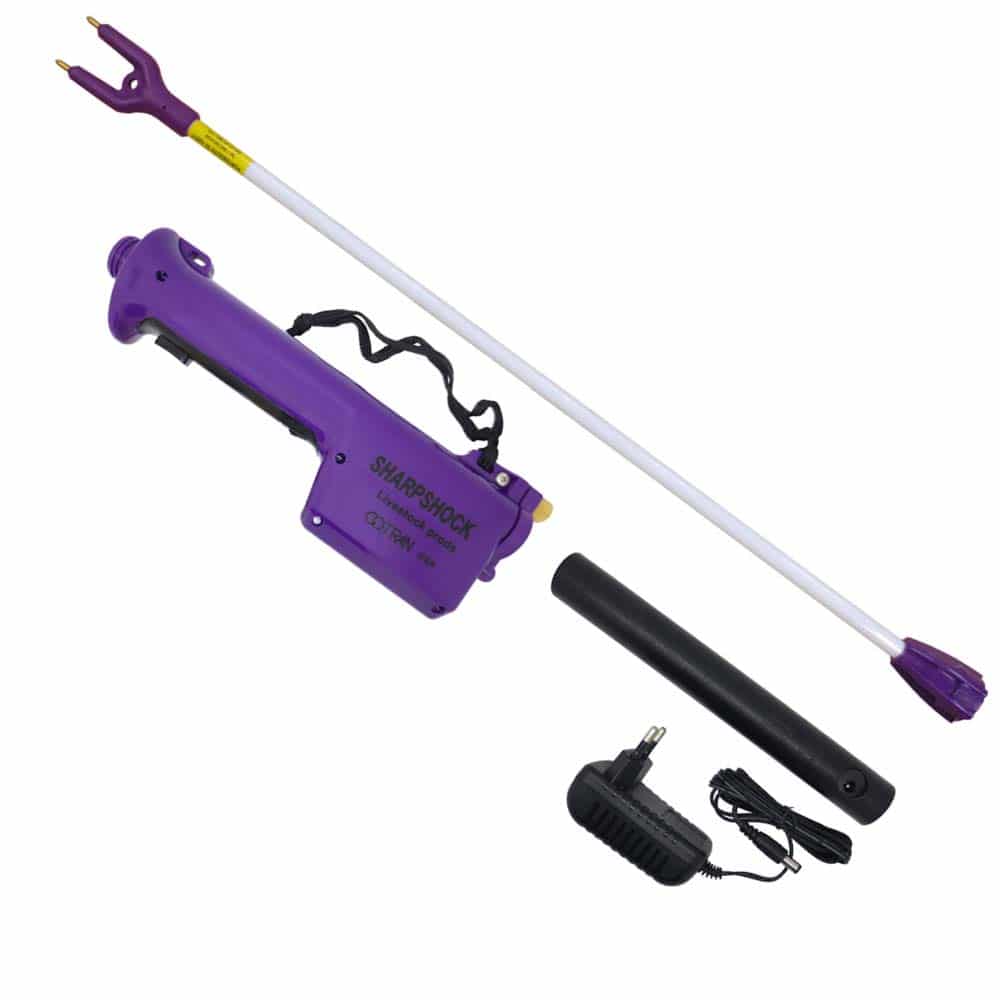 Cotran Sharp Shock Rechargeable Livestock Prod Shocker with 33" Wand & Charger 
